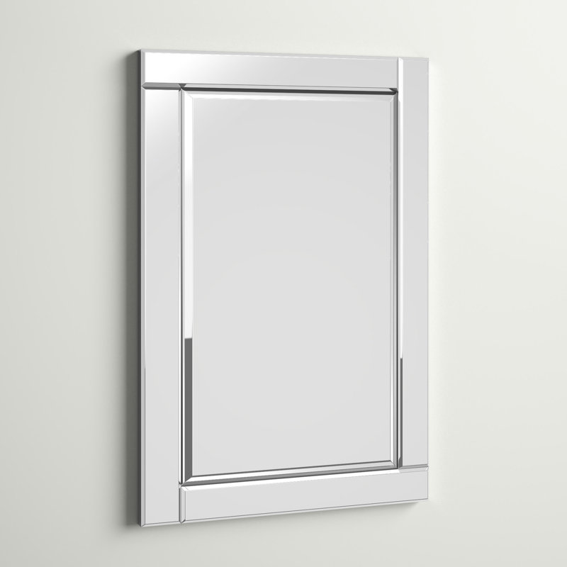 Three Posts™ Labrecque Rectangle Glass Wall Mirror & Reviews Wayfair